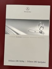 Mercedes AMG, E-Klasse und M-Klasse, Pressemappe 2005. Plus Prospekt M-Klasse.