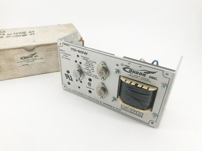 New Condor TD-60W Power Supply 115/230VAC 47-440Hz
