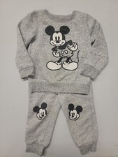 2 pc 24 Months Disney Mickey Mouse Graphic Sweatshirt  Joggers C18