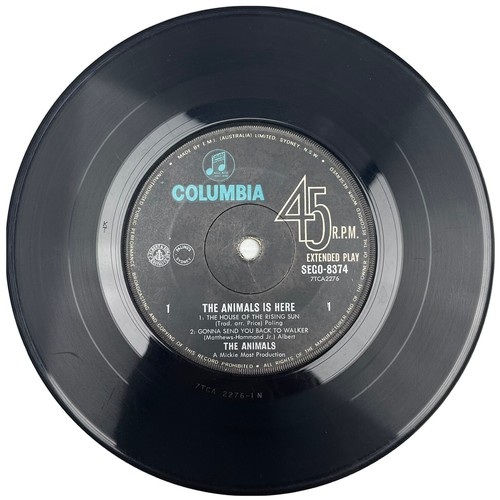 The Animals The Animals Is Here Vinyl Record 7” 45RPM EP SEGO-8374 Columbia 1964 - Picture 3 of 24