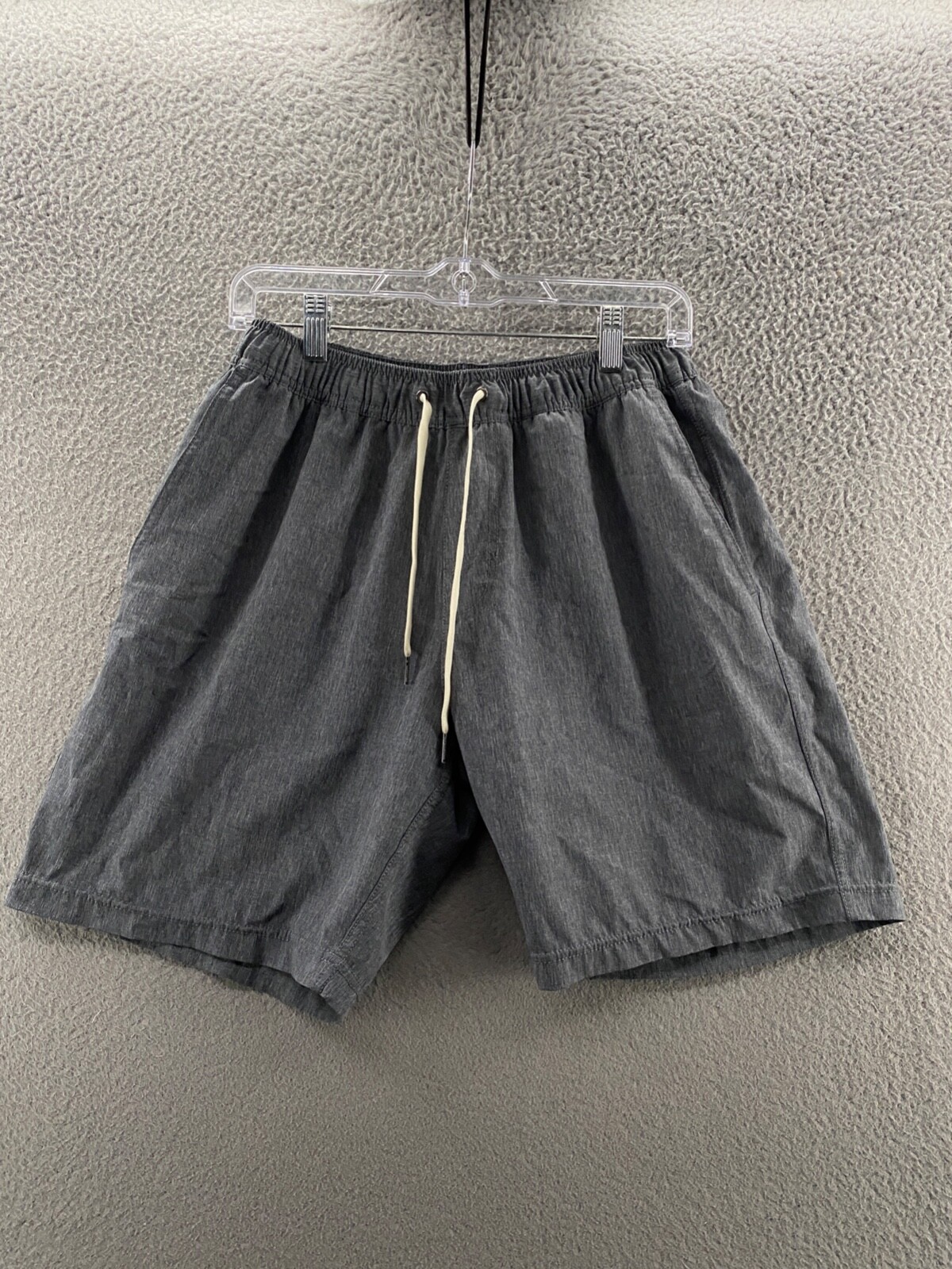 Fair Harbor Shorts Mens Medium Gray Lined Gym Yoga Running Stretch