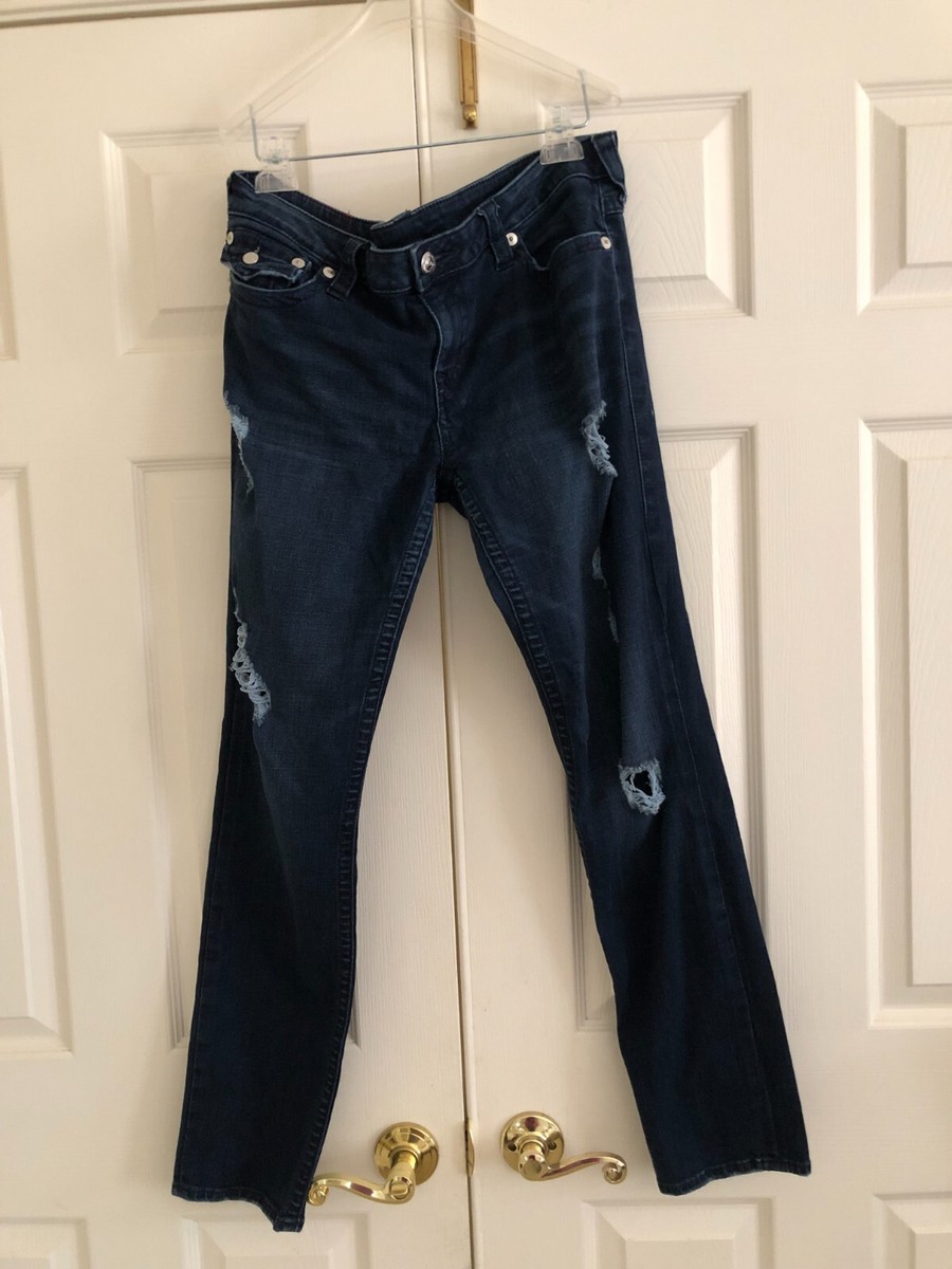 True Religion Size 34 Denim Blue Women Skinny Jeans Stylish
