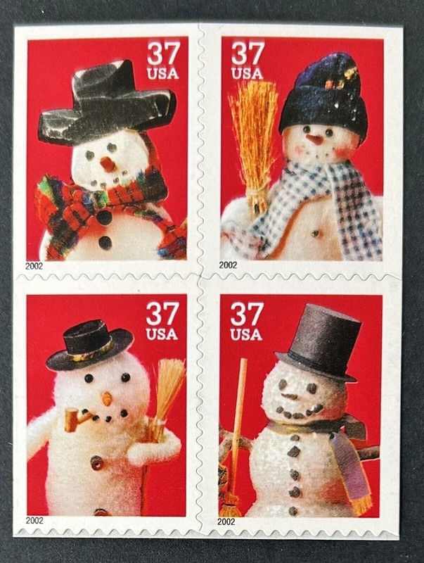 SNOWMAN  SET ( Holiday Celebration } #3684-3687