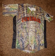 2014 Patrick Kivlehan Jackson Generals Game Used Jersey - Reds Prospect, Rutgers
