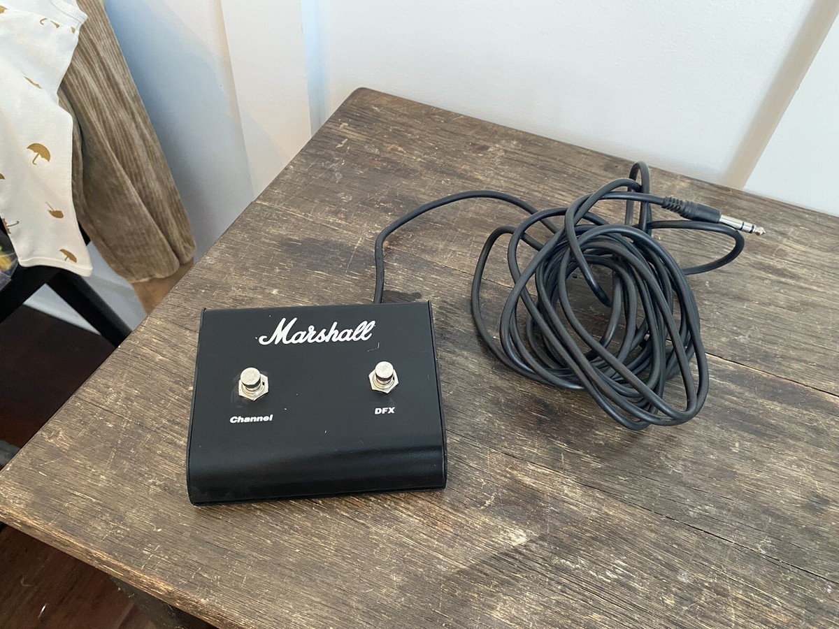 Marshall エフェクター PEDL-10025　48241108F02S Marshall 2 Button Guitar Effects Pedal Channel & DFX Foot