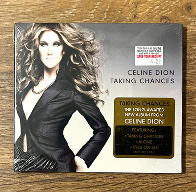 Celine Dion Taking Chances CD SEALED