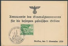 LS72962 Germany 1939 Reich Krakau general gouvernement FDC used