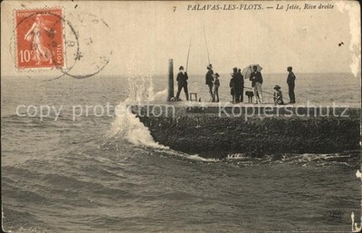 Palavas-les-Flots Herault La Jetee Rive droite