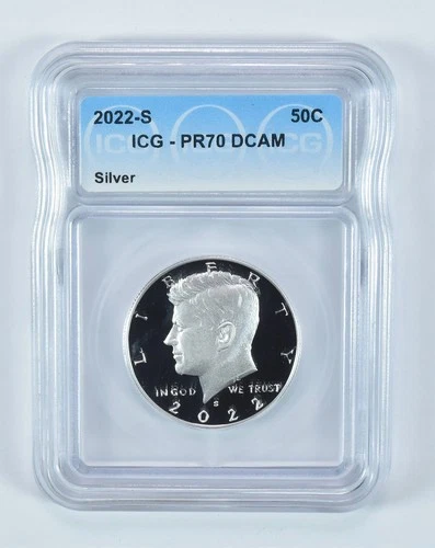 2022-S Kennedy Half Dollar Silver PR70 DCAM ICG *9811