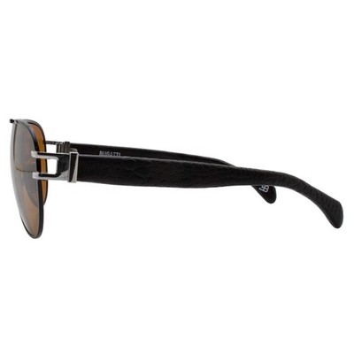 NWT Bugatti 11 Black Gunmetal 63mm Sunglasses The New Bugatti Sunglasses Actually Look Pretty Cool main image 3