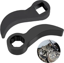 2 PCS Pry Bar Wrench Adaptor Head, Crowbar Adapter Head Tool, Ratchet Pry... 