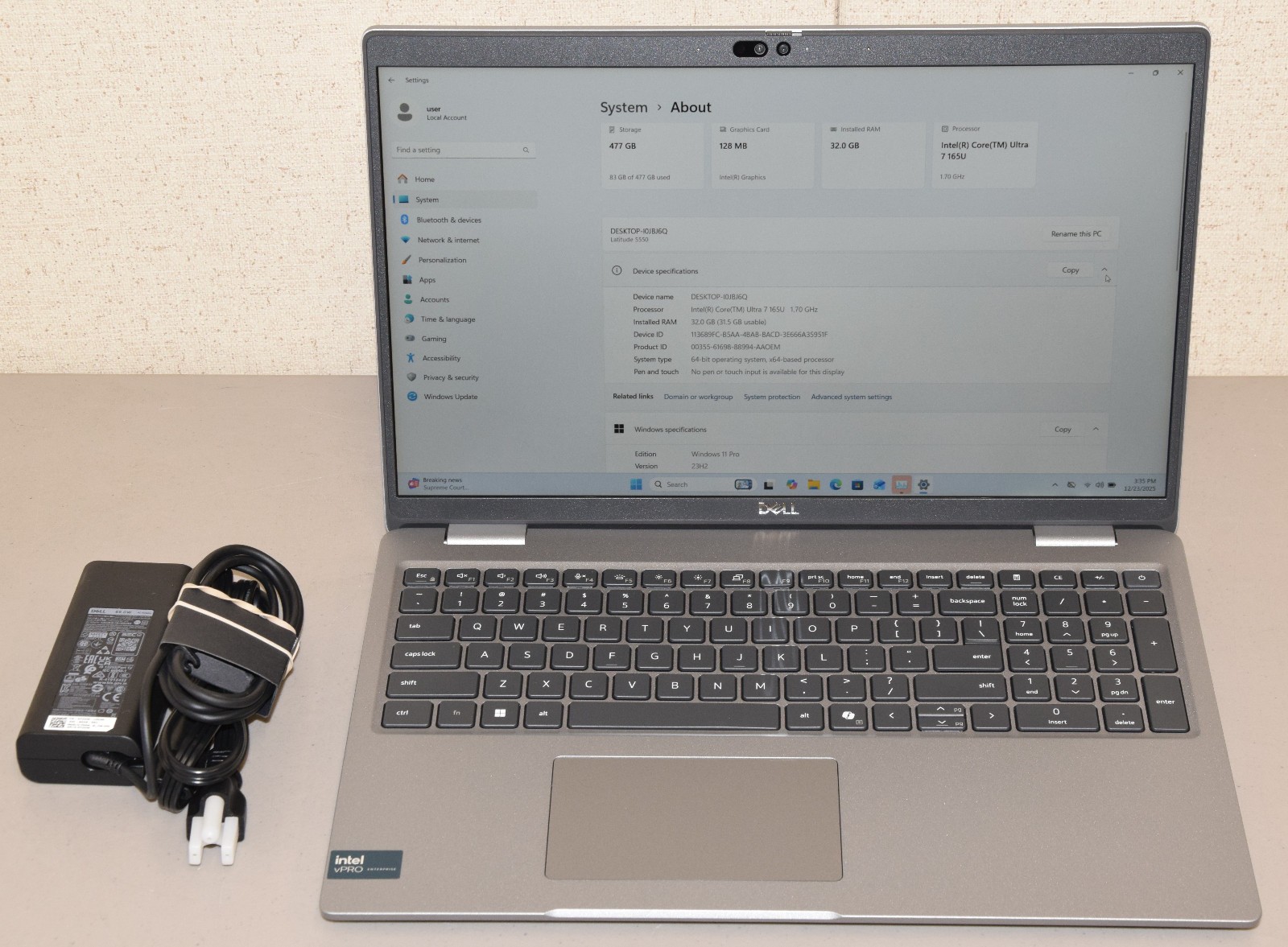 Dell Latitude 5550 15.6" Laptop