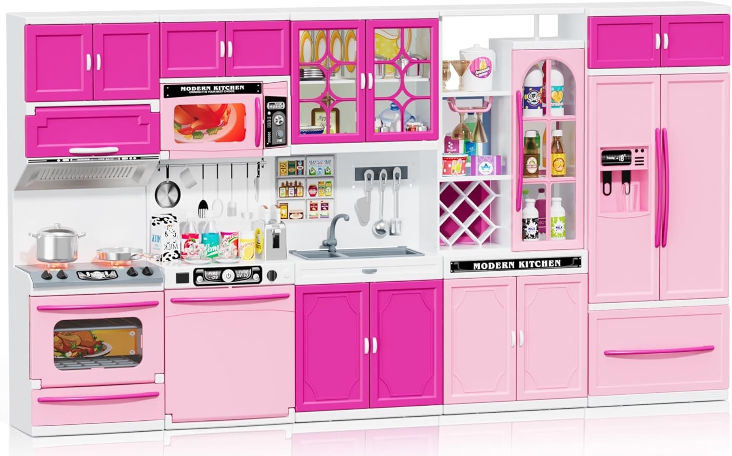 With Realistic Lights & Sounds, Mini Kitchen Toys Fo