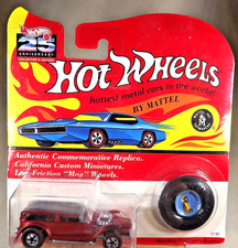 1992 Hot Wheels 25th Anniversary Collectors Edition THE DEMON Red w/RedLine BWSp
