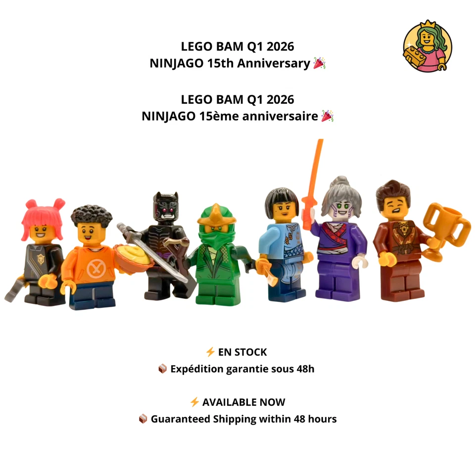 LEGO MINIFIGURES BAM Q1 2026 NINJAGO 15 ANS - EN STOCK AVAILABLE NEW LIMITED