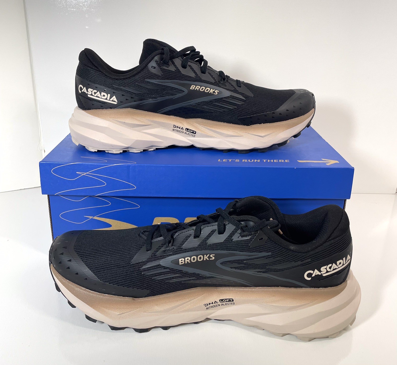 NEW Brooks Cascadia 19 GTX Men's Trail-Running Hiking Shoes US 11.5 GORE-TEX thumbnail 3