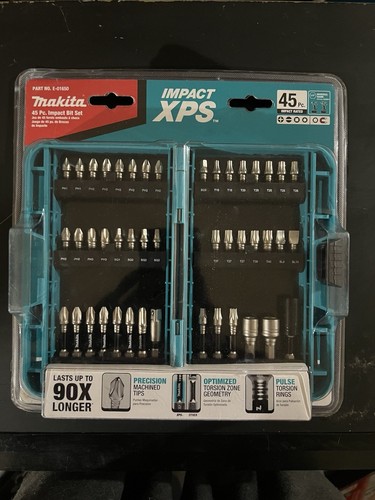 Makita Impact XPS Lot De 45 Embouts Avec Porte-embout Quick