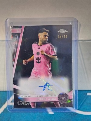 2024 Topps Chrome Sapphire MLS Jordi Alba #SA-JA Autograph Black