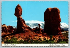Balanced Rock Postcard — Arches National Park, Utah — Sandstone Formation