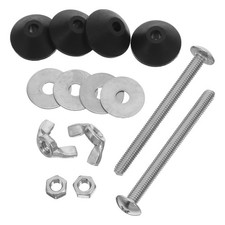 2 Sets Toilet Tank Fixing Bolt Screws Replcement Kit Stainless Bolts