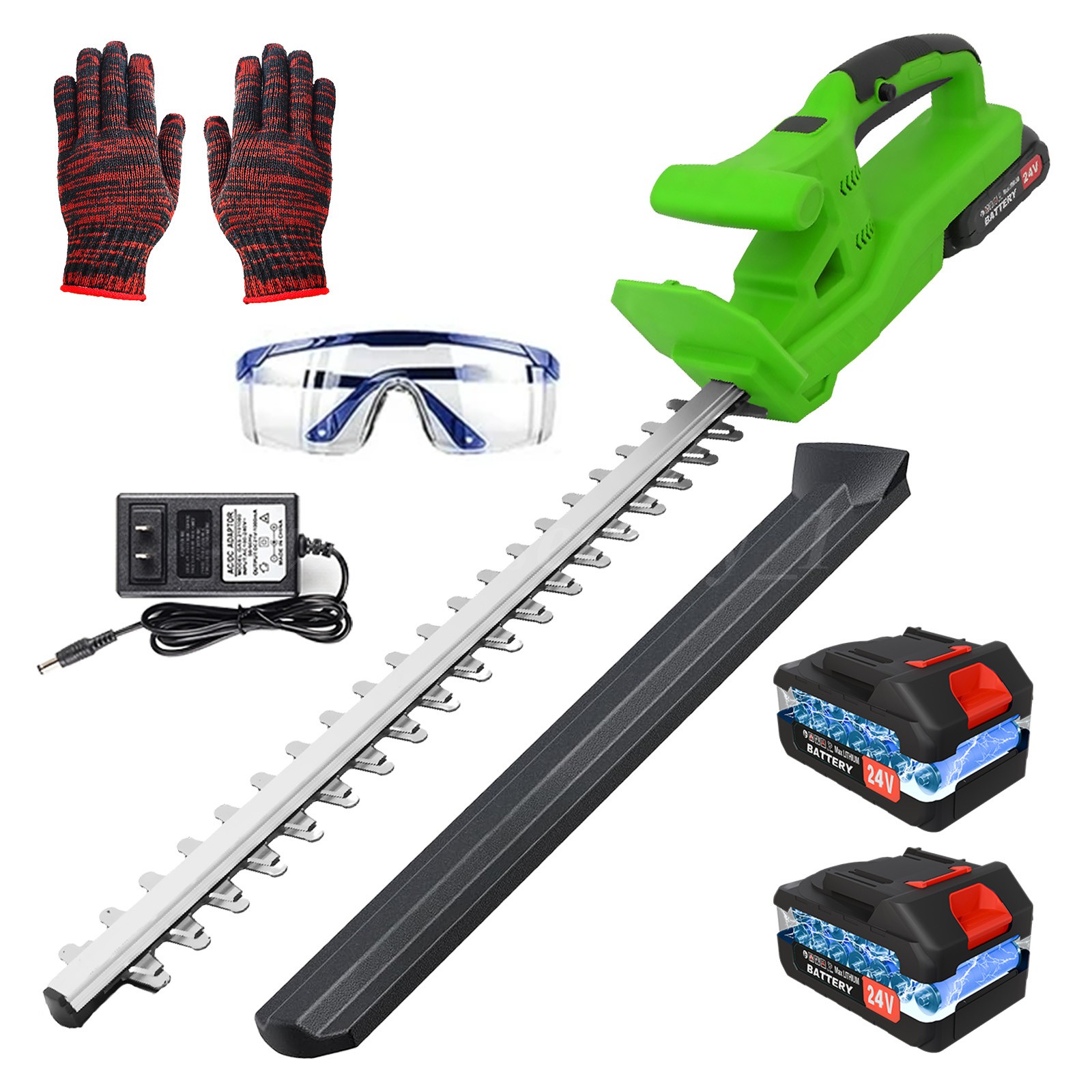 20in Hedge Trimmer for Makita 24V Battery Cordless Electric Hedge Bush Trimmer
