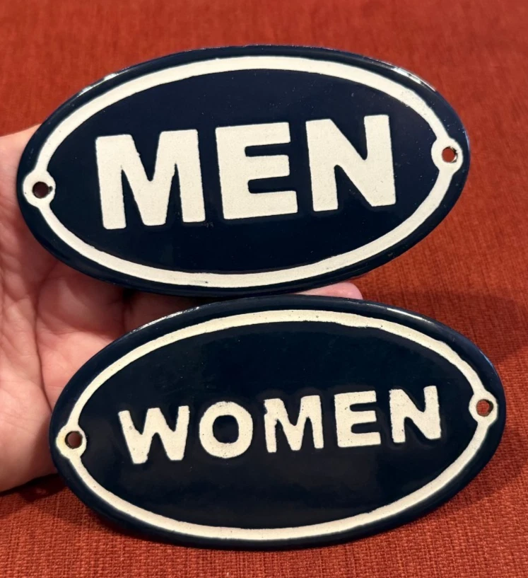 Restroom Sign In Original Advertising Signs (1930-1969) for sale