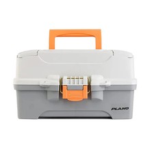 Plano Two-Tray Tackle Box - Light Grey/Dark Grey P000403 