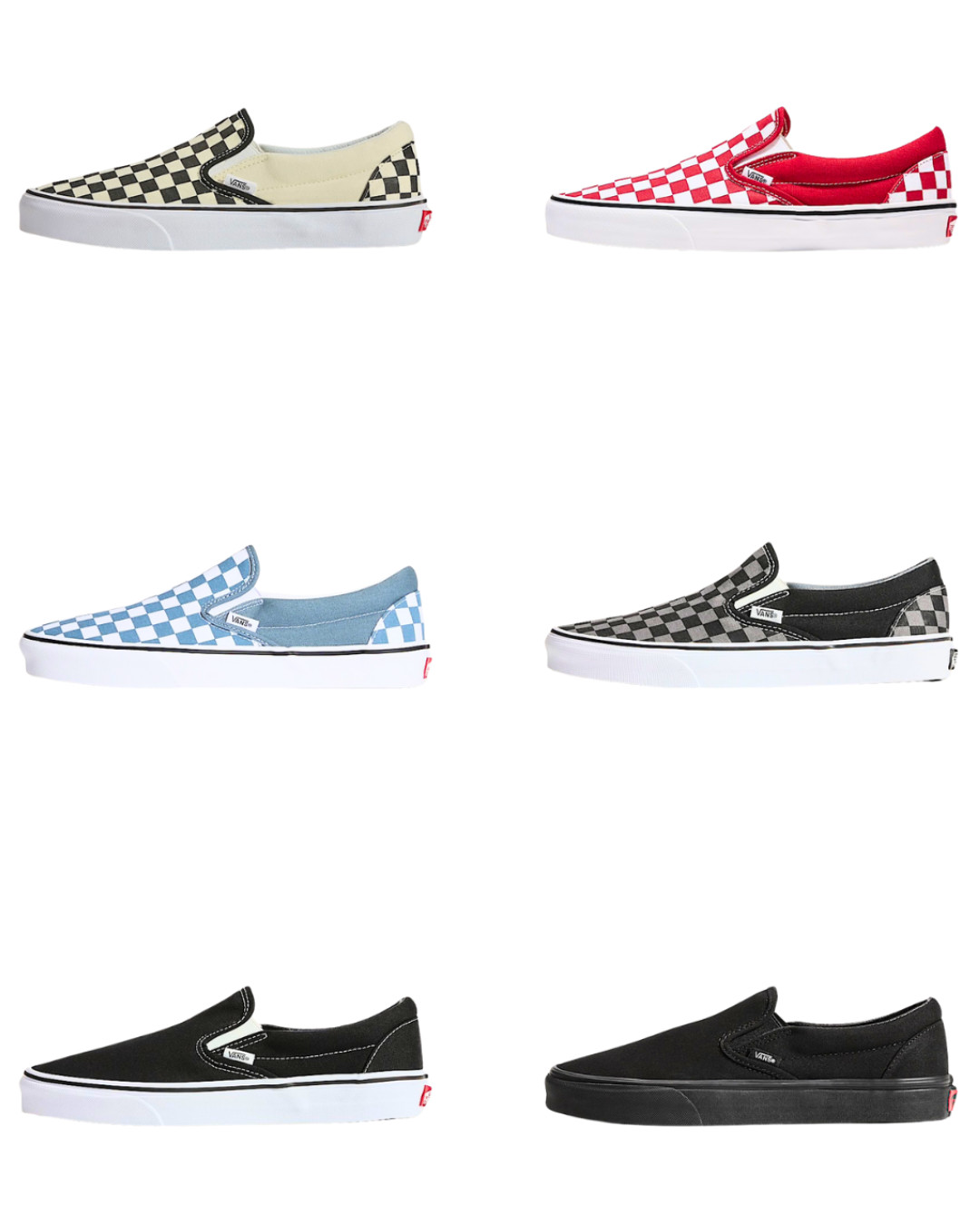 Vans Classic Slip-On Unisex Canvas Sneakers – New Authentic Low Top Shoes