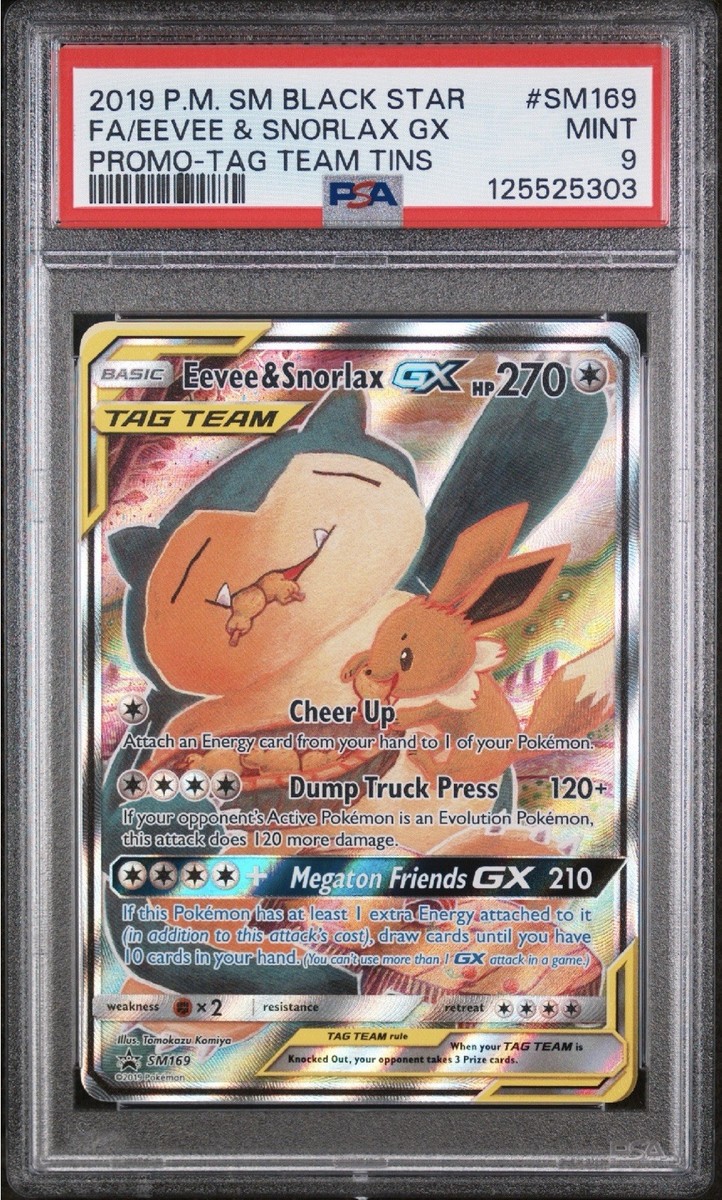 Eevee & Snorlax GX SM169 Sm Holo for sale online | eBay