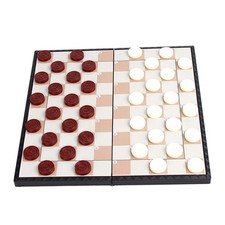 Checkers Board  Folding   Draughts Set for Parties