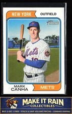 Mark Canha 2023 Topps Heritage #127 New York Mets Baseball