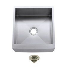 Kingston Brass KUF212110 Denver 21" Farmhouse Single Basin - Stainless Steel /