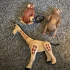 Lot Of 3 Vintage Fisher Price Little People Circus Train Animals #991 Zoo Toys