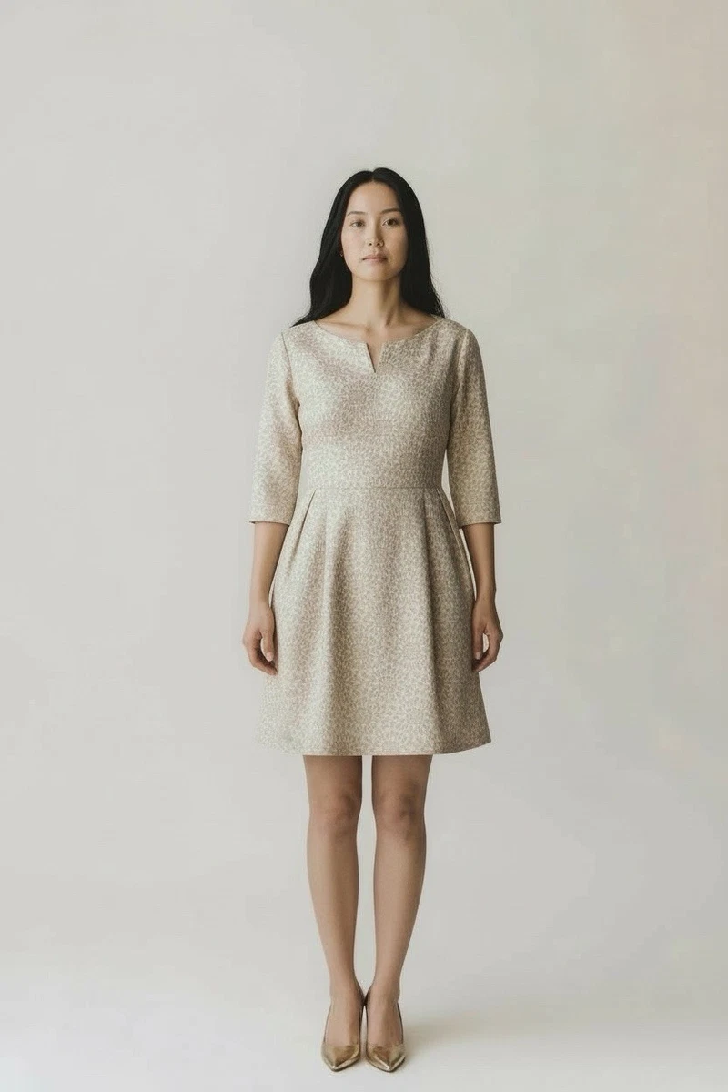 slim fit dress slacks Vintage 60s Pauline Trigére Metallic Gold Lamé Cocktail Dress & Coat Set, B34 main image 0