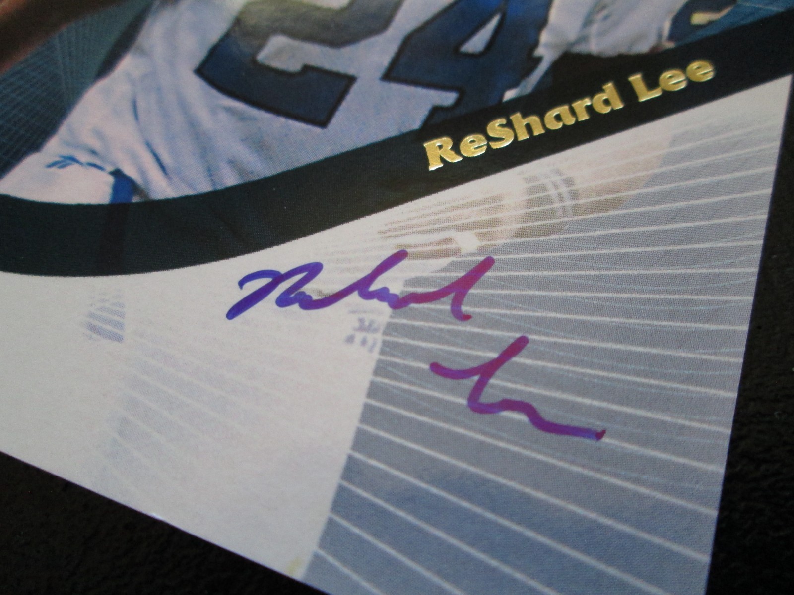 RESHARD LEE 2003 TOPPS CERTIFIED ROOKIE AUTOGRAPH ISSUE CARD #T-RL thumbnail 2