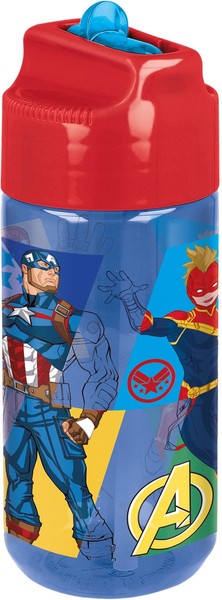 Tataway Ecozen Trinkflasche 430 Ml Avengers – Sicher, Leicht Und Auslaufsicher-image
