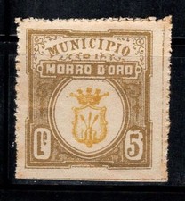 Morro D'oro - Nuovo ** 80% marche comunali 5 Lire, Municipio