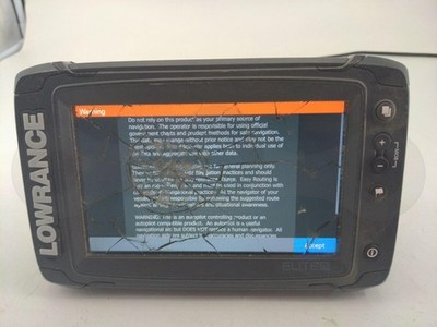 LOWRANCE ELITE 7 Ti CHARTPLOTTER BOAT SONAR SCREEN DISPLAY FISHFINDER HEAD UNIT