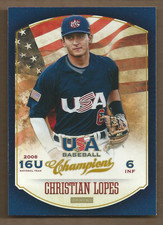 2013 USA Baseball Champions #61 Christian Lopes - BB