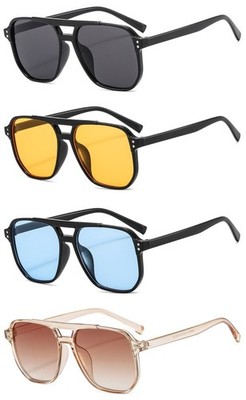 Gafas de sol con estilo retro clásicas de moda para hombres y mujeres