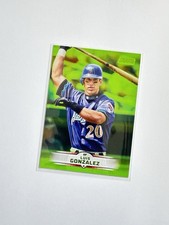 2025 Topps Stadium Club - Luis Gonzalez #22 Lime Green Foil