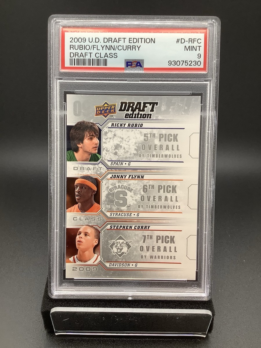 2009 Upper Deck Rubio/Flynn/Curry Draft Edition Class #D-RFC PSA 9