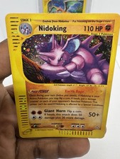 Nidoking H18/H32 Aquapolis Holo Ultra Rare Pokemon TCG Nintendo