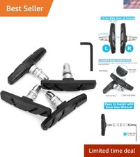 2 Pairs Bike Brakes Pads Set, 70mm for Cruiser MTB Mountain Bicycle Universal...