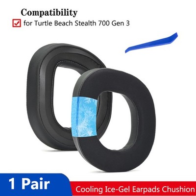 Cooling Gel Ohrpolster für Turtle Beach Stealth 700 Gen 3 Wireless Kopfhörer