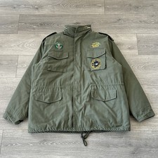 Rothco M-65 Field Jacket Men  s XL Army Military Style Olive Drab Hooded w/ Liner