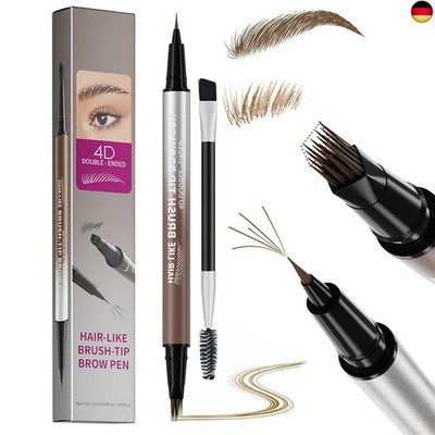 Erinde 2-in-1 Dual-Ended Microblading Augenbrauenstift, 4D Eyebrow Pencil mit 2