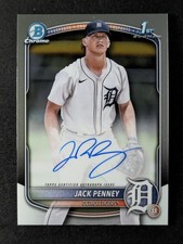 2025 Bowman Chrome JACK PENNEY 1st Prospect Auto Detroit Tigers #CPA-JPY