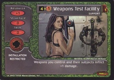 Waffentestanlage - Primary Edition - Firestorm CCG