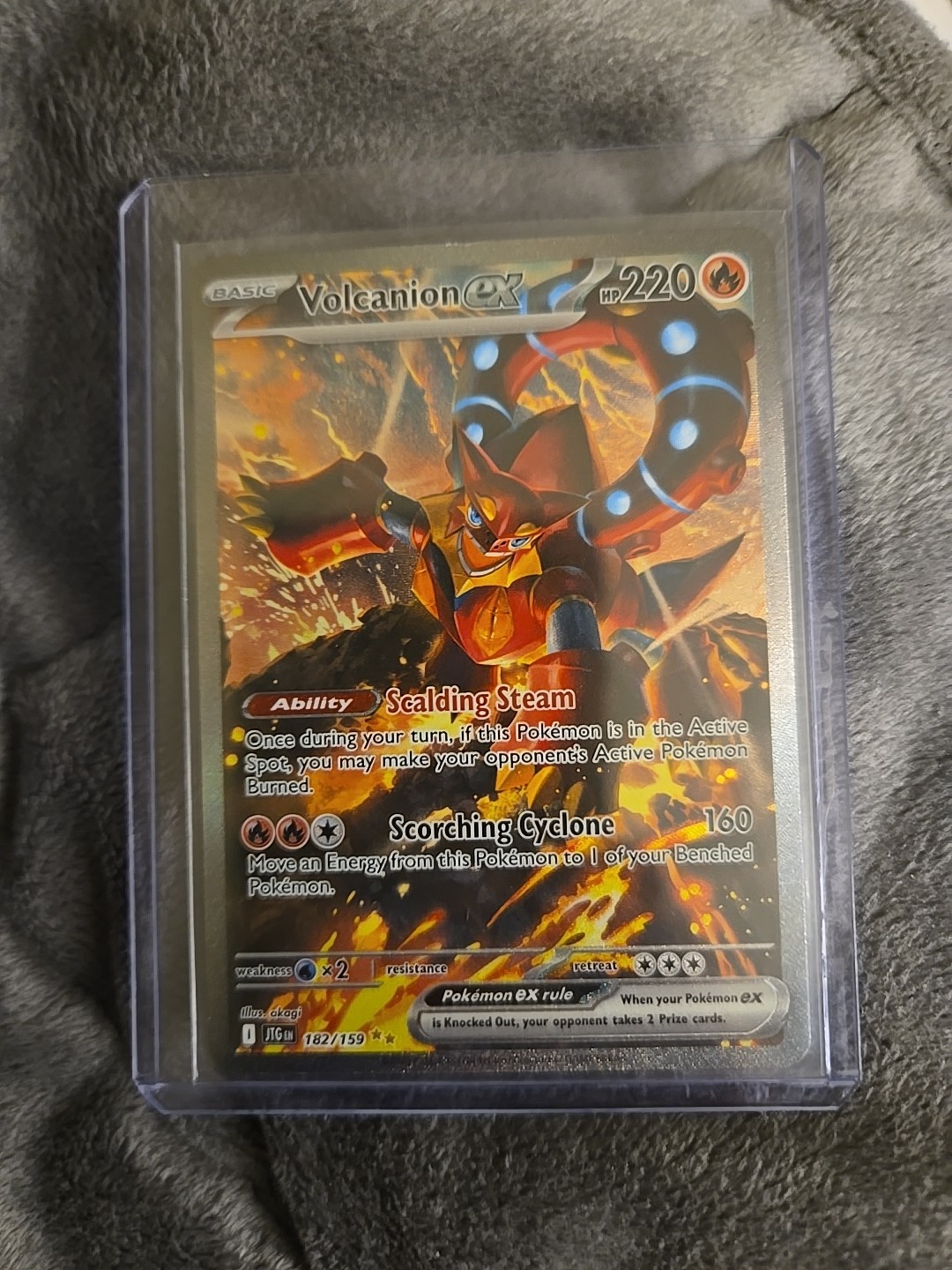 Volcanion ex Special Illustration Rare SV09: Journey Together 182/159 NM